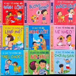 Để em luôn ngoan ngãn ( set 9 cuốn không trùng, 3+ tuổi)