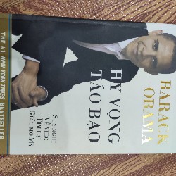 sách Hy Vọng Táo Bạo - Barack Obama, gần như mới