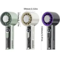 Quạt cầm tay có sò lạnh tích điện 100 cấp độ gió, pin trâu 4000mAh 991854