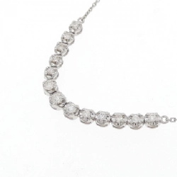 K18WG Dây chuyền kim cương 0.25CT - Hàng hiệu Chính hãng 860447