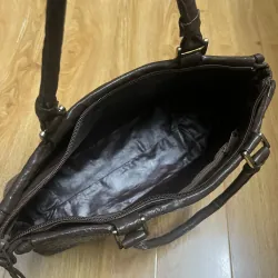 Túi tote nữ size 34*20*13 da thật đan 2hand 934476