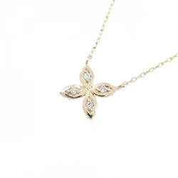 K10YG Hoa Nhài Kim Cương Dây Chuyền 0.01CT - Hàng hiệu Chính hãng 857854