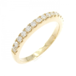 Nhẫn kim cương K18YG Half Eternity 0.32CT - Hàng hiệu Chính hãng