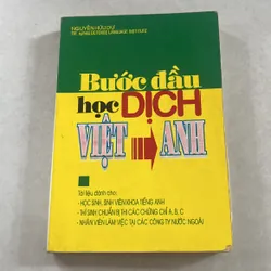 Bước đầu học dịch Việt Anh - Nguyễn Hữu Dự 557891