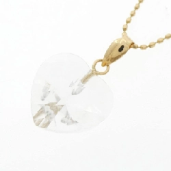 K18YG Dây chuyền đá quý hình trái tim - Hàng hiệu Chính hãng 862418