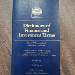 Dictionary of Finance and Investment Terms - John Downes & Jordan E. Goodman - Từ điển