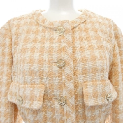 Áo khoác không cổ CHANEL P74854V66438 631127