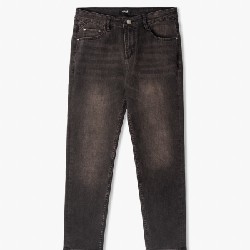 QUẦN JEANS ĐEN REGULAR TÚI CHÉO QJ082 MÀU ĐEN

