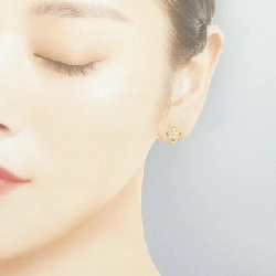 Bông tai kim cương hoa K18YG 0.26CT - Hàng hiệu Chính hãng 865957