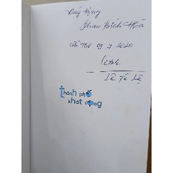 Thành phố khát vọng (trường ca) - Lê Tú Lệ 760611