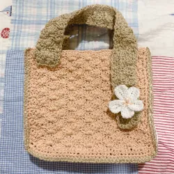 TÚI SỢI MÓC TAY HOẠ TIẾT DỄ THƯƠNG - HANDMADE CROCHET BAG 763510