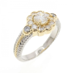 Nhẫn kim cương PT900/K18YG 0.71CT - Hàng hiệu Chính hãng