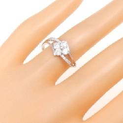 Nhẫn kim cương K18WG 0.50CT 672353