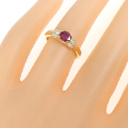 Nhẫn Ruby K18YG 0.36CT 672010