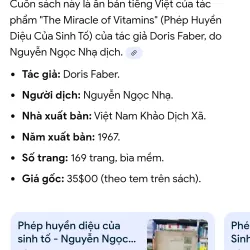 Phép huyền diệu của sinh tố - The miracle of vitamin- 1969- Giá trị  748875