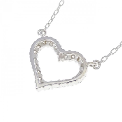 K18WG Dây chuyền hình trái tim kim cương 0.19CT - Hàng hiệu Chính hãng 856803