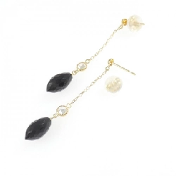 K18YG Onyx Bông tai - Hàng hiệu Chính hãng 874156