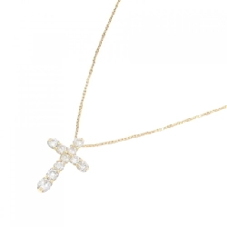 K18YG Dây chuyền kim cương hình chữ thập 0.5CT - Hàng hiệu Chính hãng 859947