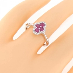 Nhẫn ruby K18WG 0.54CT 673625
