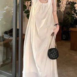 Váy maxi 2 dây bản to