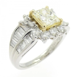 Nhẫn kim cương PT900/K18YG 1.300CT