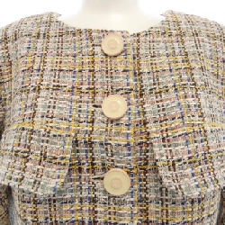 【Mã giảm giá】Áo khoác không cổ CHANEL 638168