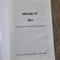 Thơ Hàn Mặc Tử _ bao gồm văn xuôi , phụ lục 365850