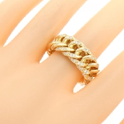 【Sản phẩm mới】Nhẫn kim cương K18YG 0.65CT 666278