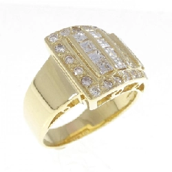 Nhẫn kim cương K18YG 1.77CT - Hàng hiệu Authentic