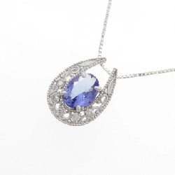 K18WG Đá Tanzanite Dây Chuyền 0.87CT - Hàng hiệu Chính hãng 859169