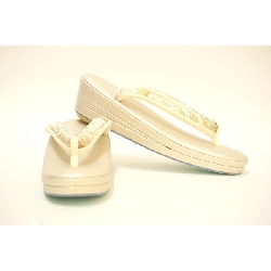 Bộ túi dép Zori màu trắng - Hàng hiệu Authentic 875888