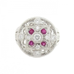 Nhẫn Ruby PT900 0.16CT - Hàng hiệu Chính hãng 854969