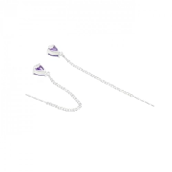 K14WG Amethyst Bông tai - Hàng hiệu Chính hãng 862218