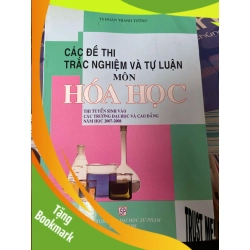 (TẶNG BOOKMARK) Các Đề Thi Trắc Nghiệm Và Tự Luận Môn Hóa Học - Đoàn Thanh Tường 2008 Tham khảo - luyện thi RBK-AK2ST1
