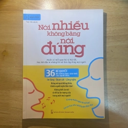 Nói nhiều không bằng nói đúng