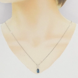 K18WG Blue Topaz Necklace - Hàng hiệu Authentic 861768