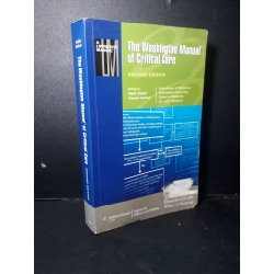 The washington manual of critical care mới 80% ố có chữ ký và mộc trang đầu rách nhẹ góc HCM1001 NGOẠI VĂN