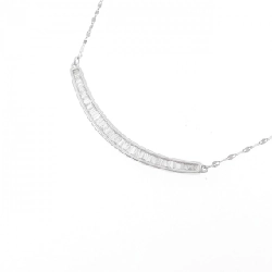 K18WG Dây chuyền kim cương 0.25CT - Hàng hiệu Chính hãng 859575