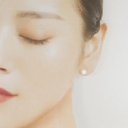 K14WG Bông tai ngọc trai Akoya 7.2mm - Hàng hiệu Chính hãng 870131