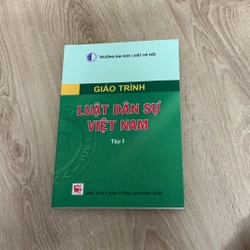 Giáo trình luật dân sự Việt Nam - tập 1 - Đại học Luật