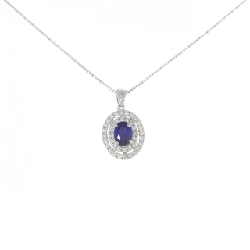 Dây chuyền Sapphire 1.28CT xuất xứ Madagascar - Hàng hiệu Authentic