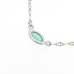 K18WG Dây chuyền ngọc lục bảo 0.05CT - Hàng hiệu Chính hãng 858001