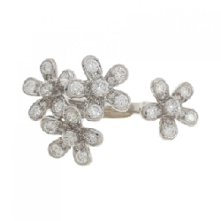 Nhẫn kim cương hoa K18WG 1.11CT - Hàng hiệu Authentic 852403