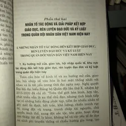 Kết hợp giáo dục, rèn luyện đạo đức và kỷ luật trong quân đội nhân dân Việt Nam 703351