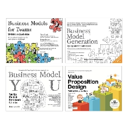 Combo Sách Tạo Lập Mô Hình Kinh Doanh Cá Nhân + Tạo Lập Mô Hình Kinh Doanh + Mô Hình Kinh Doanh Nhóm + Thiết Kế Giải Pháp Giá Trị (Bộ 4 Cuốn) - Tim Clark, Alexander, Osterwalder, Yves Pigneur, Bruce Hazen