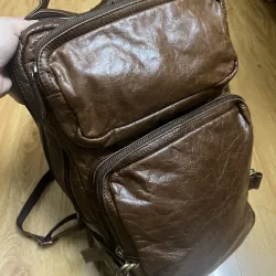 Balo nam 27x42x14 da thật 2hand