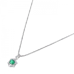 Dây chuyền Emerald PT900/PT850 0.56CT - Hàng hiệu Authentic 865370