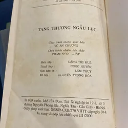 TANG THƯƠNG NGẪU LỤC, PHẠM ĐÌNH HỔ, NGUYỄN ÁN (XB 2000) 558818