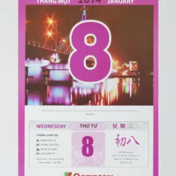 Tờ lịch rời Bloc xưa (Năm 2014)