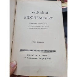 TEXTBOOK OF BIOCHEMISTRY (5TH EDITION) - BENJAMIN HARROW, PH.D 119742